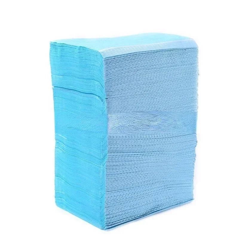 Disposable Waterproof Bibs & Table Covers 125 Pcs | Black