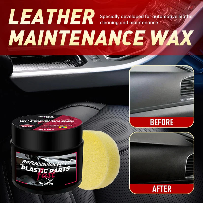 Car Interior Renovation Wax | Plastic Restorer & Tire Shine