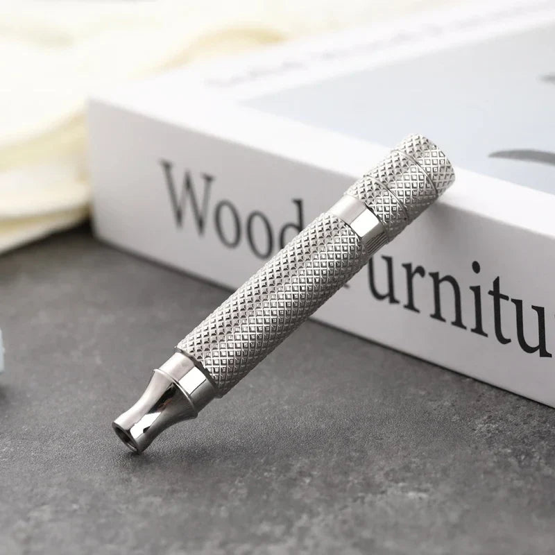 YAQI Polished Titanium Safety Razor Handle for Men