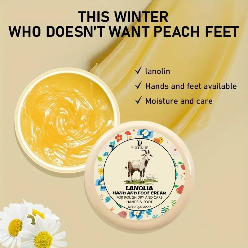 YUITIKUE Lanolin Hand & Foot Cream 20g – Deep Moisturizer
