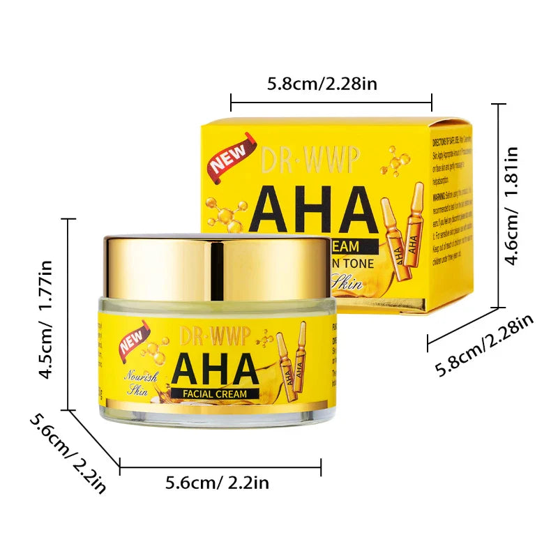 JEAN MISS AHA & Turmeric Face Cream – Firming Moisturizer