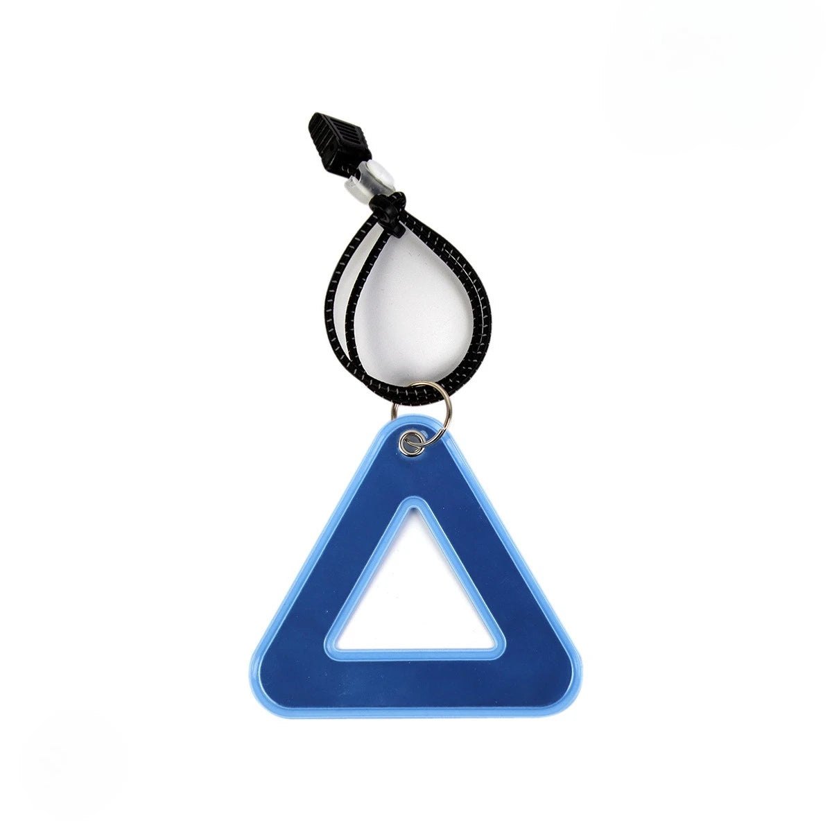 Bicycle Saddle Reflective Triangle Tag | Night Riding Safety Bike Safety Reflector Peaceful Pleasures Health and Wellness blue