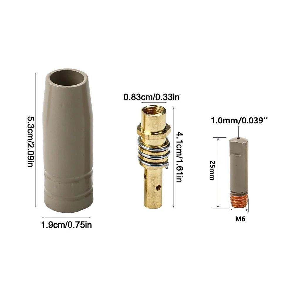 Coating Protection Nozzle 15AK Welders Featuring Aviation Aluminum