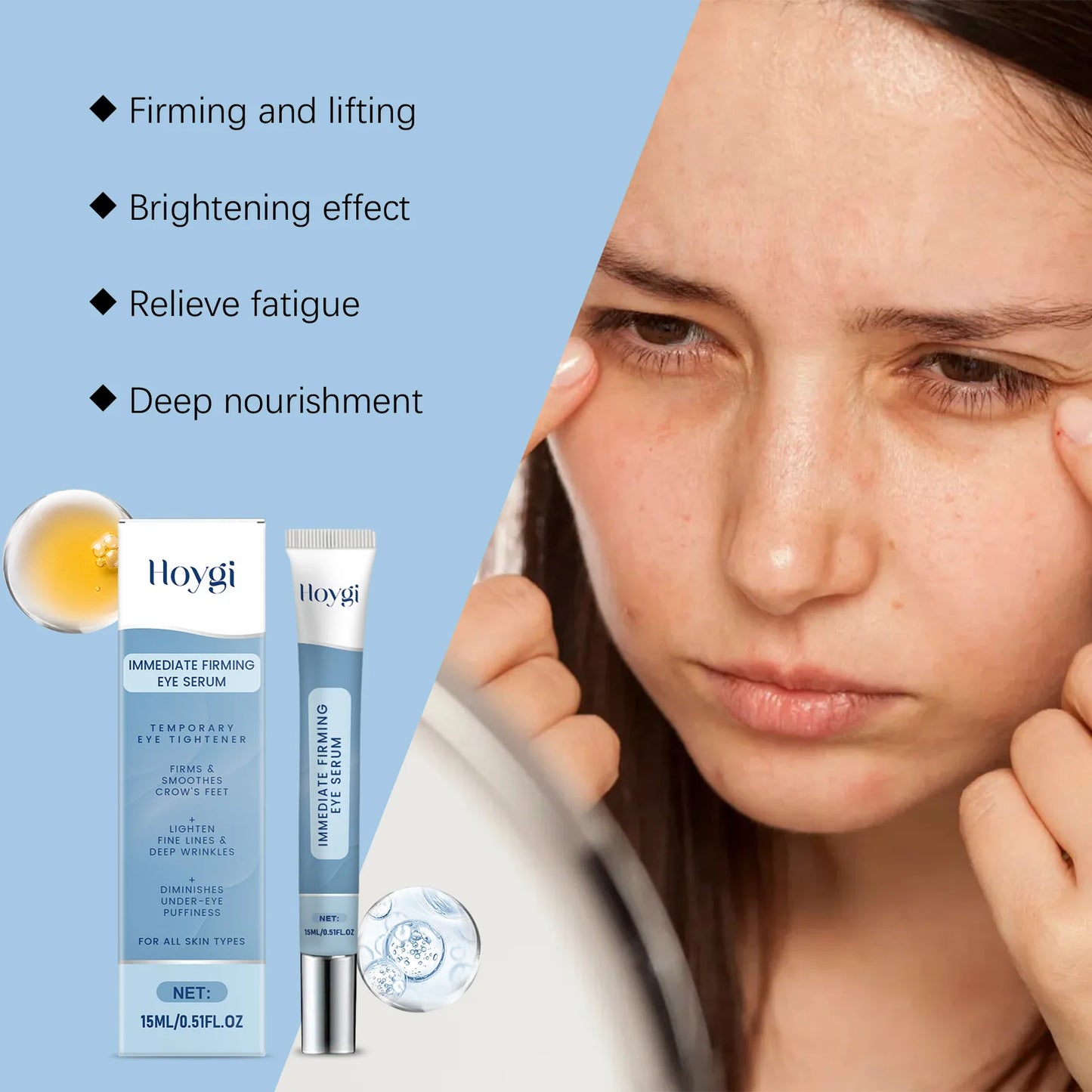 Hoygi Firming Eye Cream – Bags, Dark Circles & Wrinkles