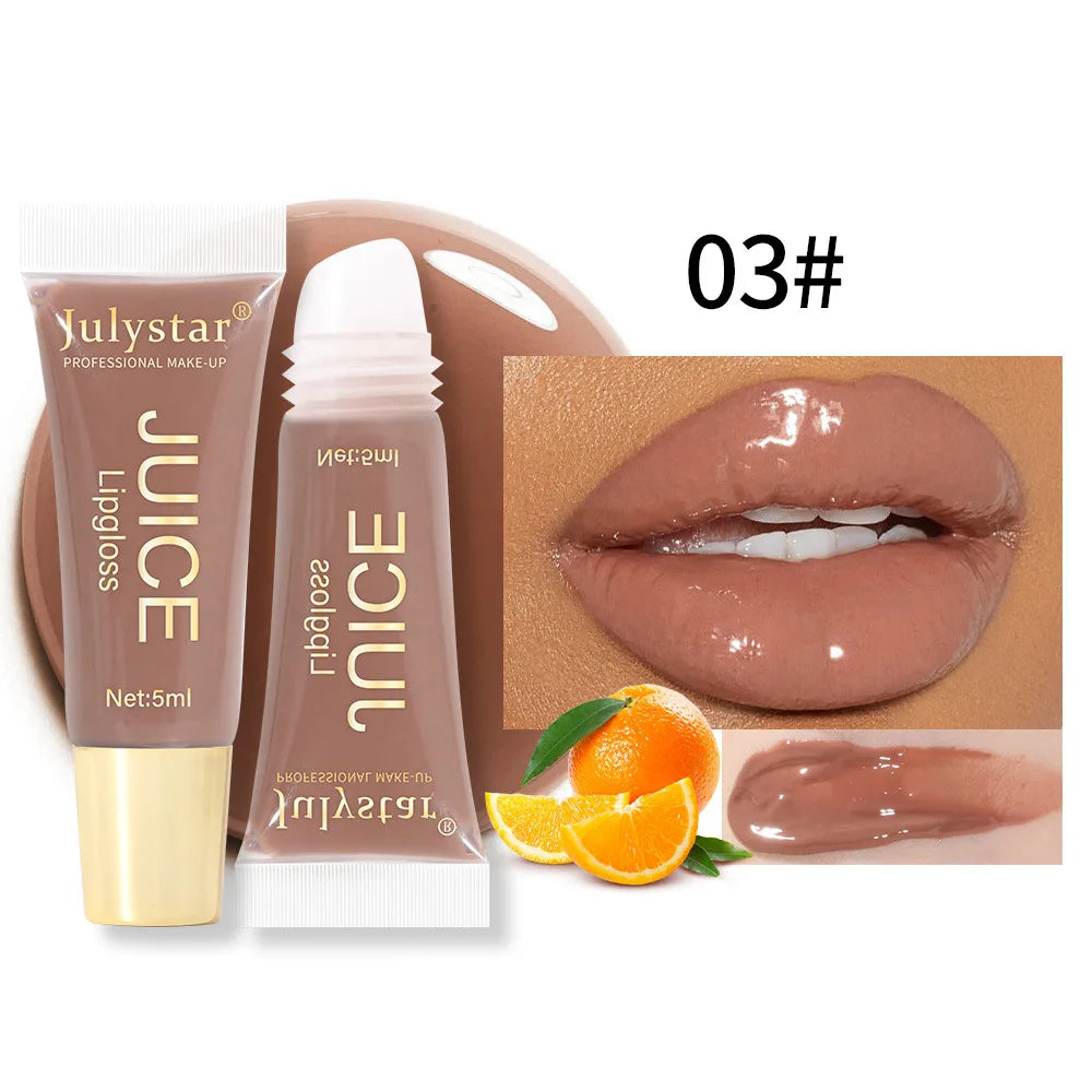 Julystar Nude Plumping Lip Gloss & Fruit Lip Oil – 5ML