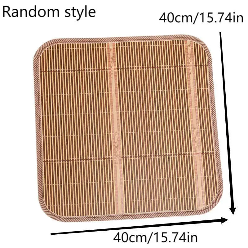 Bamboo Cool Seat Cushion – Breathable Chair Pad Home & Office