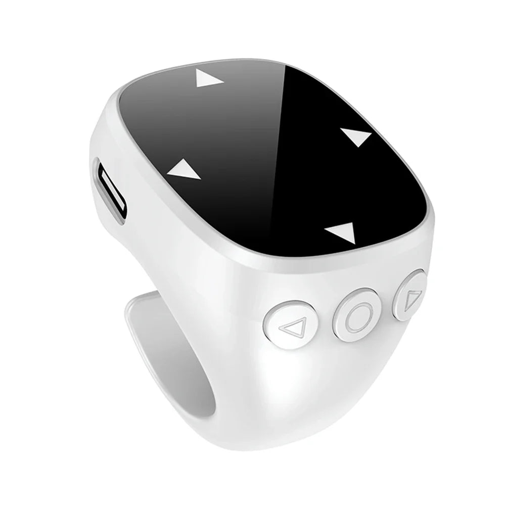 Bluetooth 5.3 Finger Ring Remote – TikTok Scroll & Selfie