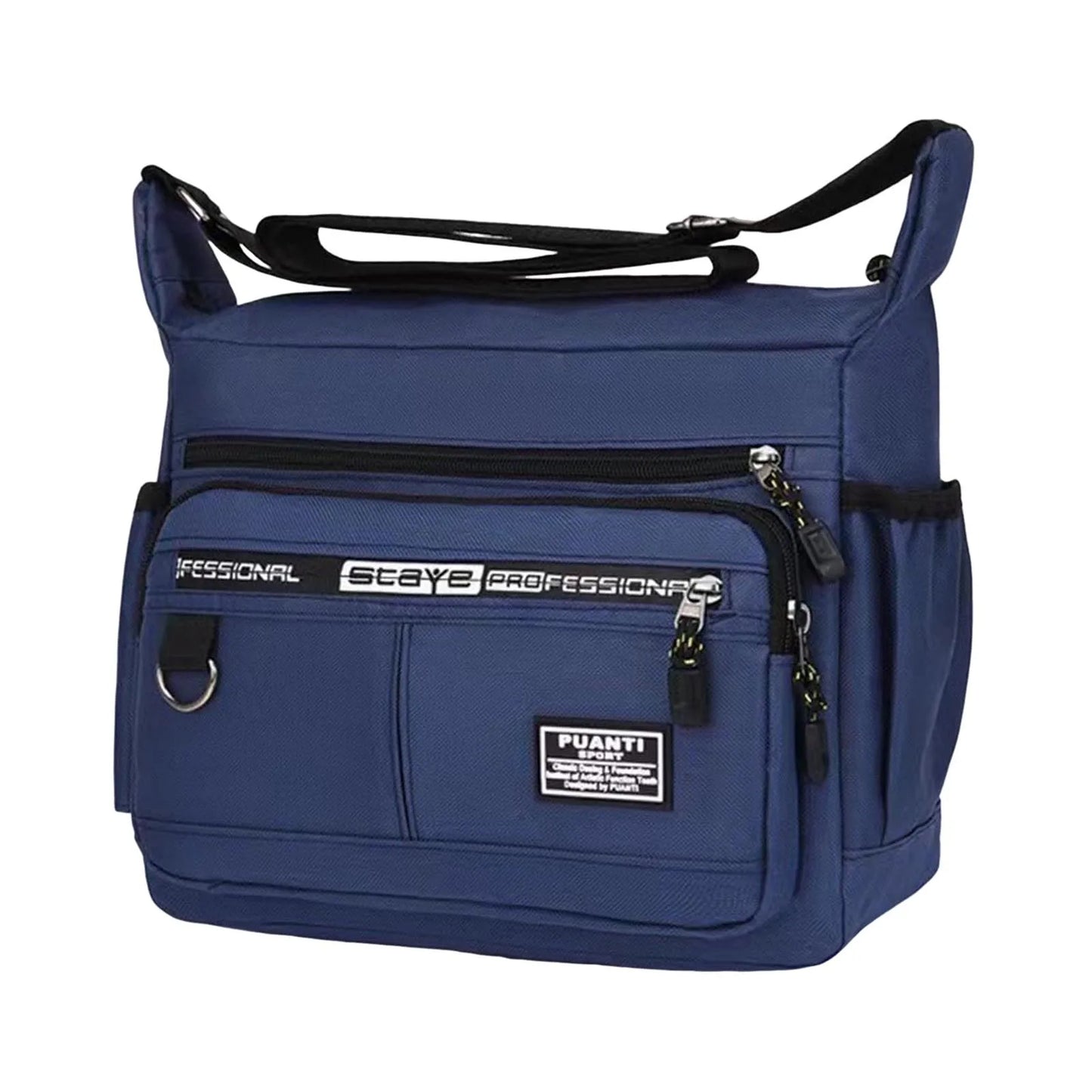 Men's Large Capacity Sling Shoulder Bag | Multi-Pocket Oxford