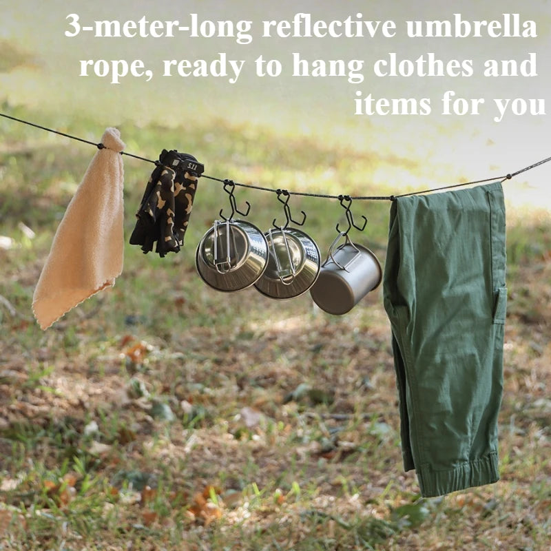 Portable Camping Rope with Storage Bag | Outdoor Hiking Gear Camping Rope Peaceful Pleasures Health and Wellness
