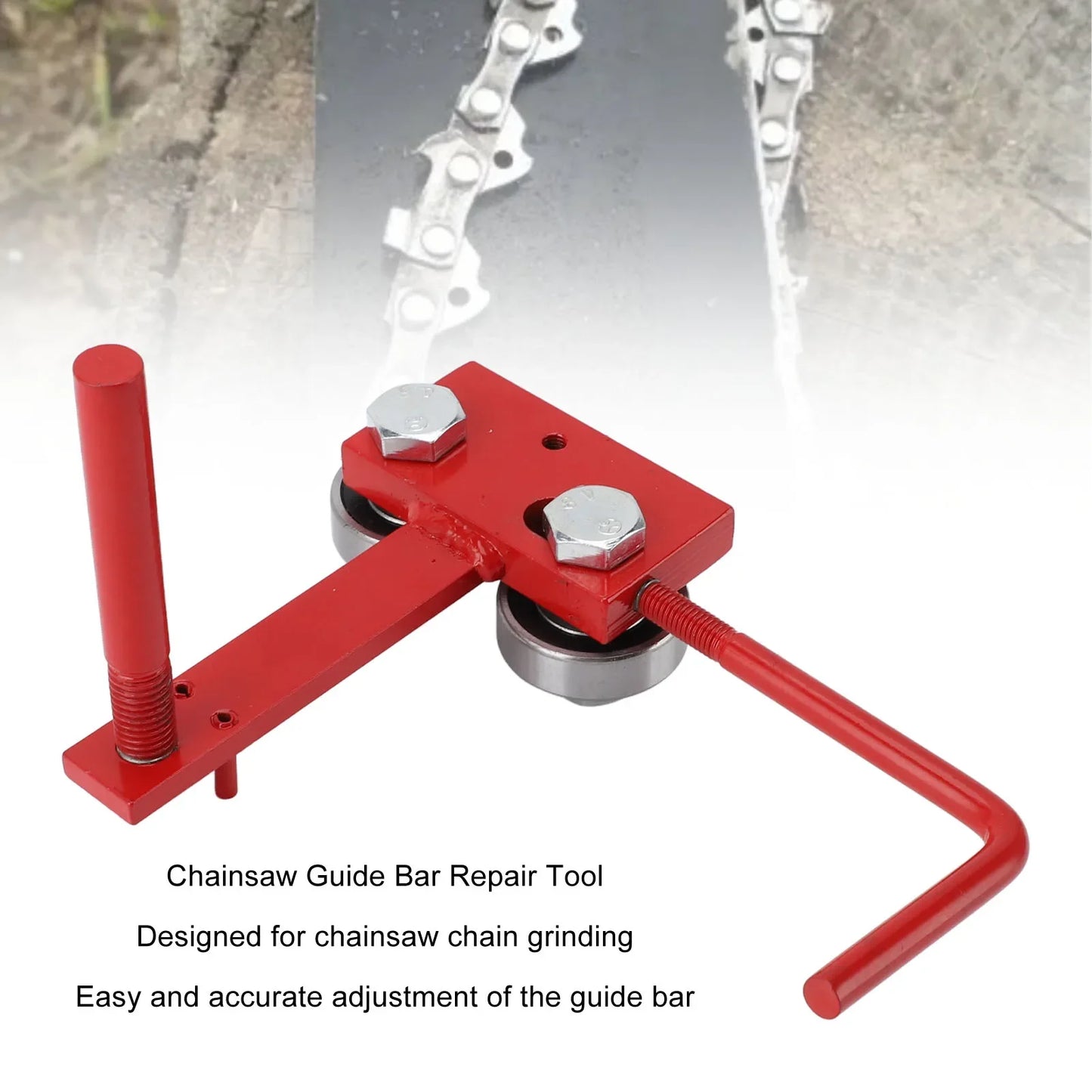 Chainsaw Bar Rail Tightening Repair Tool Cast Iron Aluminum Closing