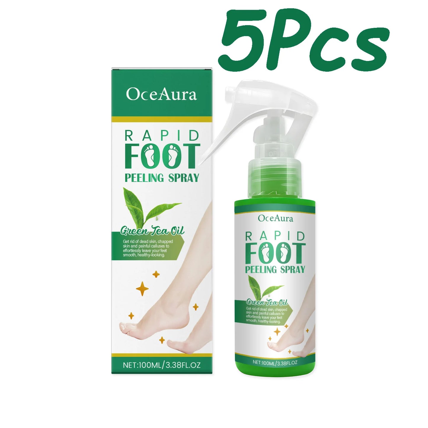 Foot Peeling Spray – Exfoliate & Heal Dry Cracked Heels