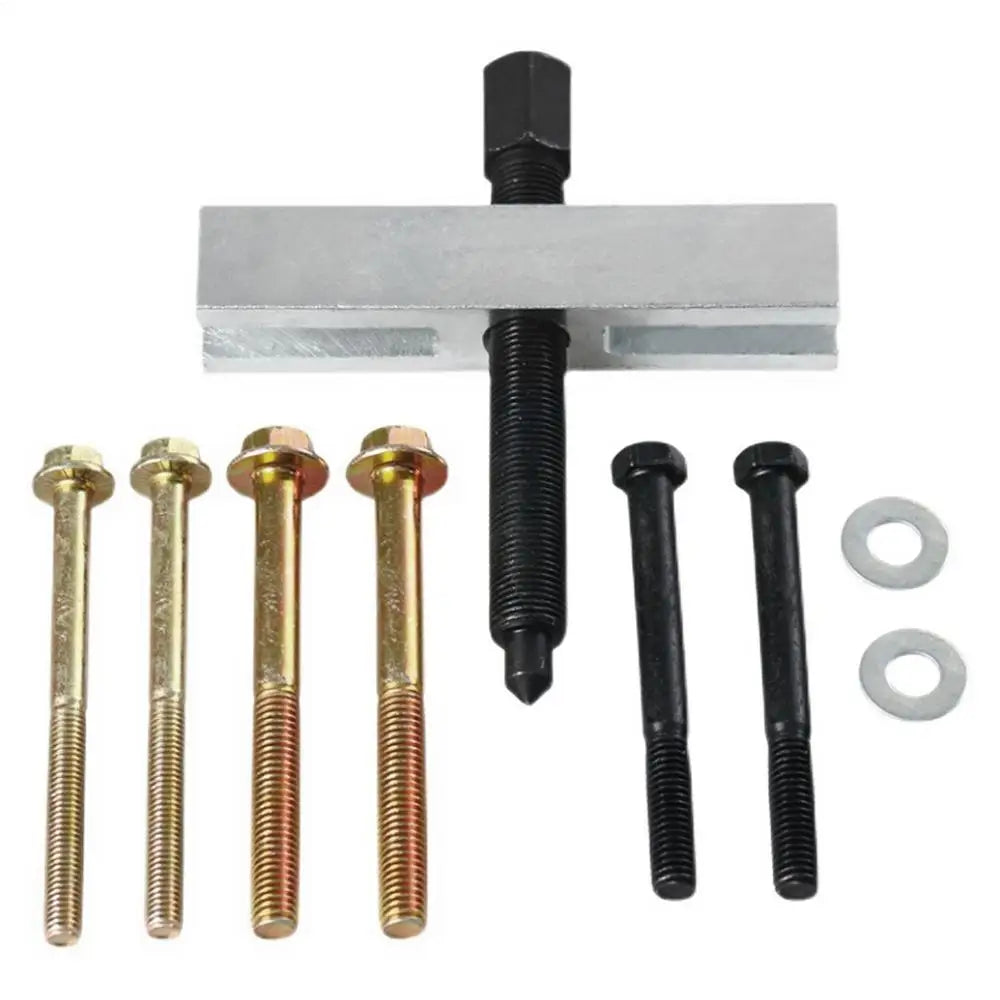 Car Crankshaft Belt Pulley Puller Removal Pulley Tool Fan Impeller Puller Motor Steering Wheel Puller Removal Tool For Auto tool Peaceful Pleasures Health and Wellness 8pcs set