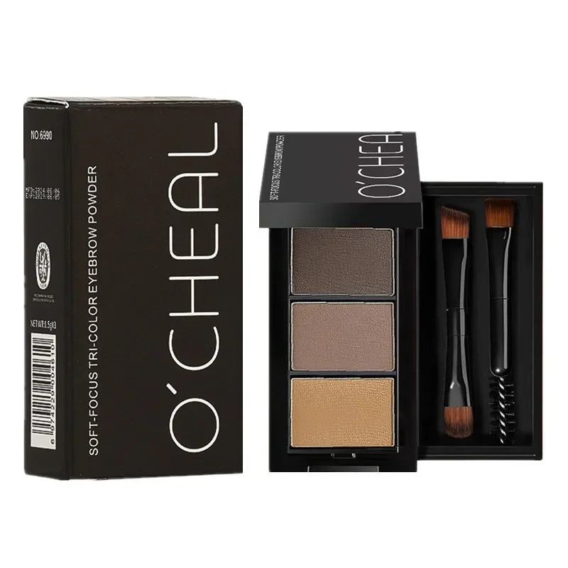 3-in-1 Waterproof 3D Eyebrow Powder Cream Enhancer | Lakerain