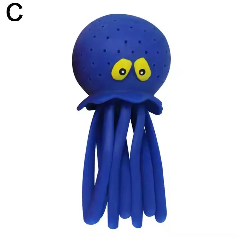 Octopus Squirt Bath Toy for Kids Ages 3–6 | Soft Silicone TPR