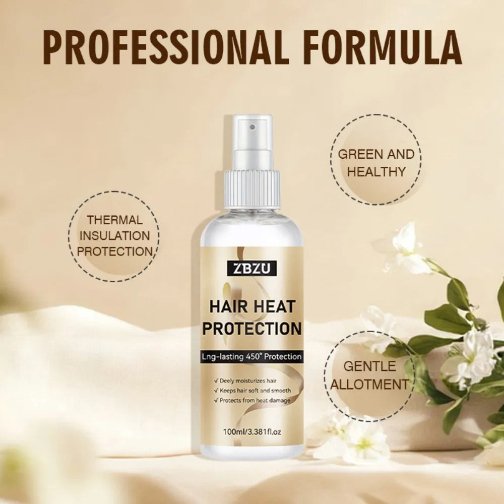 Heat Protectant Spray & UV Shield Hair Serum – 100ml