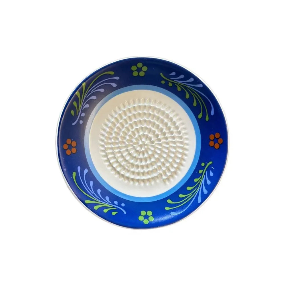 Ceramic Garlic Grater Grinding Bowl – 12cm Non-Slip Plate