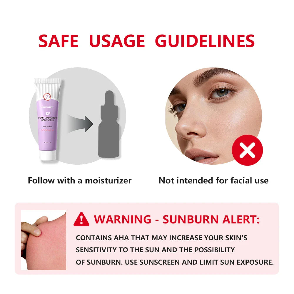 KP Bump Eraser Body Scrub – AHA Dual Exfoliating Skin Smoother