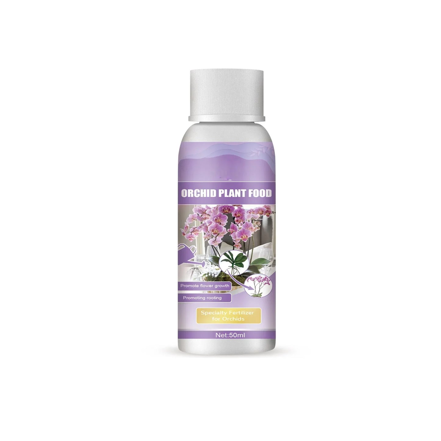 Orchid Liquid Fertilizer 50ml | Fast-Absorbing Plant Nutrient