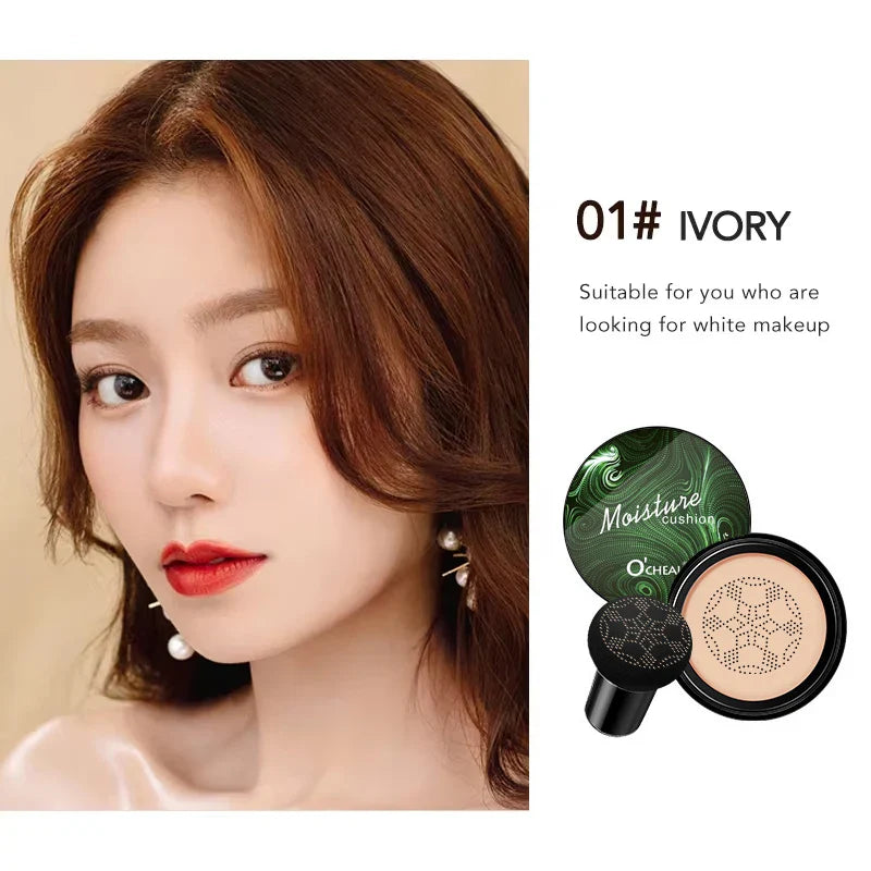 O'Cheal Air Cushion BB Cream Foundation & Concealer – Mushroom Puff