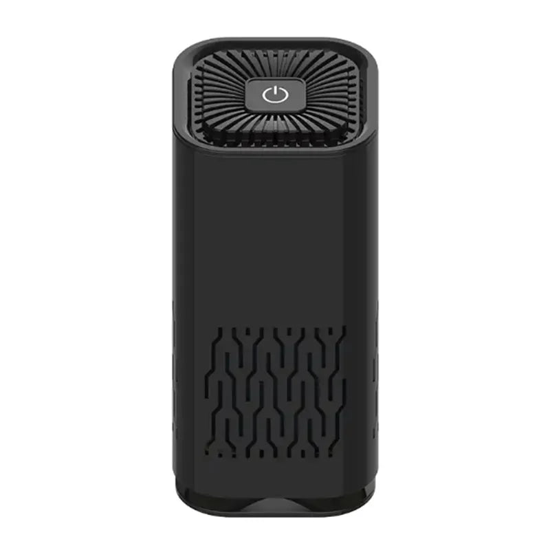 Portable Electric Desktop Air Purifier For Cars Small Households Negative Ion Odor Formaldehyde Mini Usb Hepa Ionic Air Purifier Peaceful Pleasures Health and Wellness black