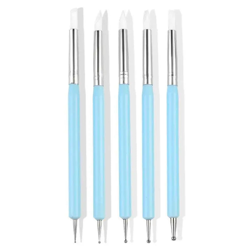 Double Head Silicone Carving Pen DIY Ceramic Tool Clay Soft Plastic