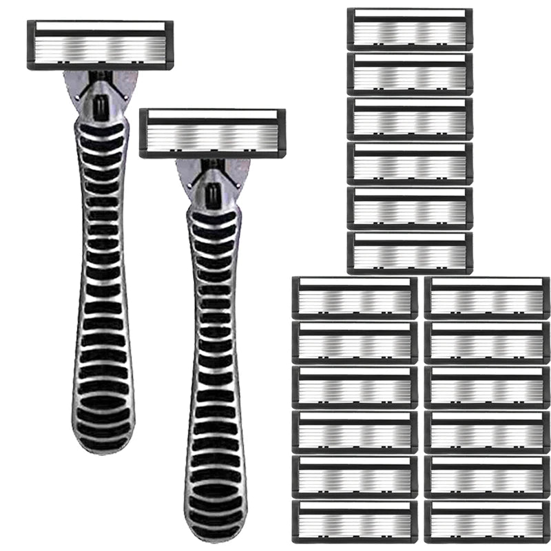 6-Layer Double Edge Safety Razor – Vintage Manual Shaver