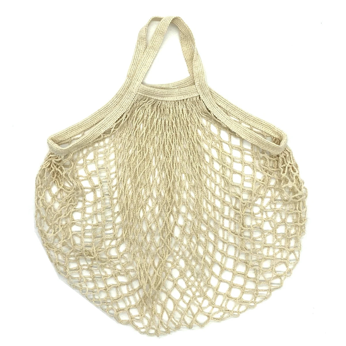 Portable Shopping Mesh Bags For Net Bag Fruit Vegetable Washable Storage Eco-Friendly Handbag Cotton Foldable Bag For Shopping Peaceful Pleasures Health and Wellness short handle