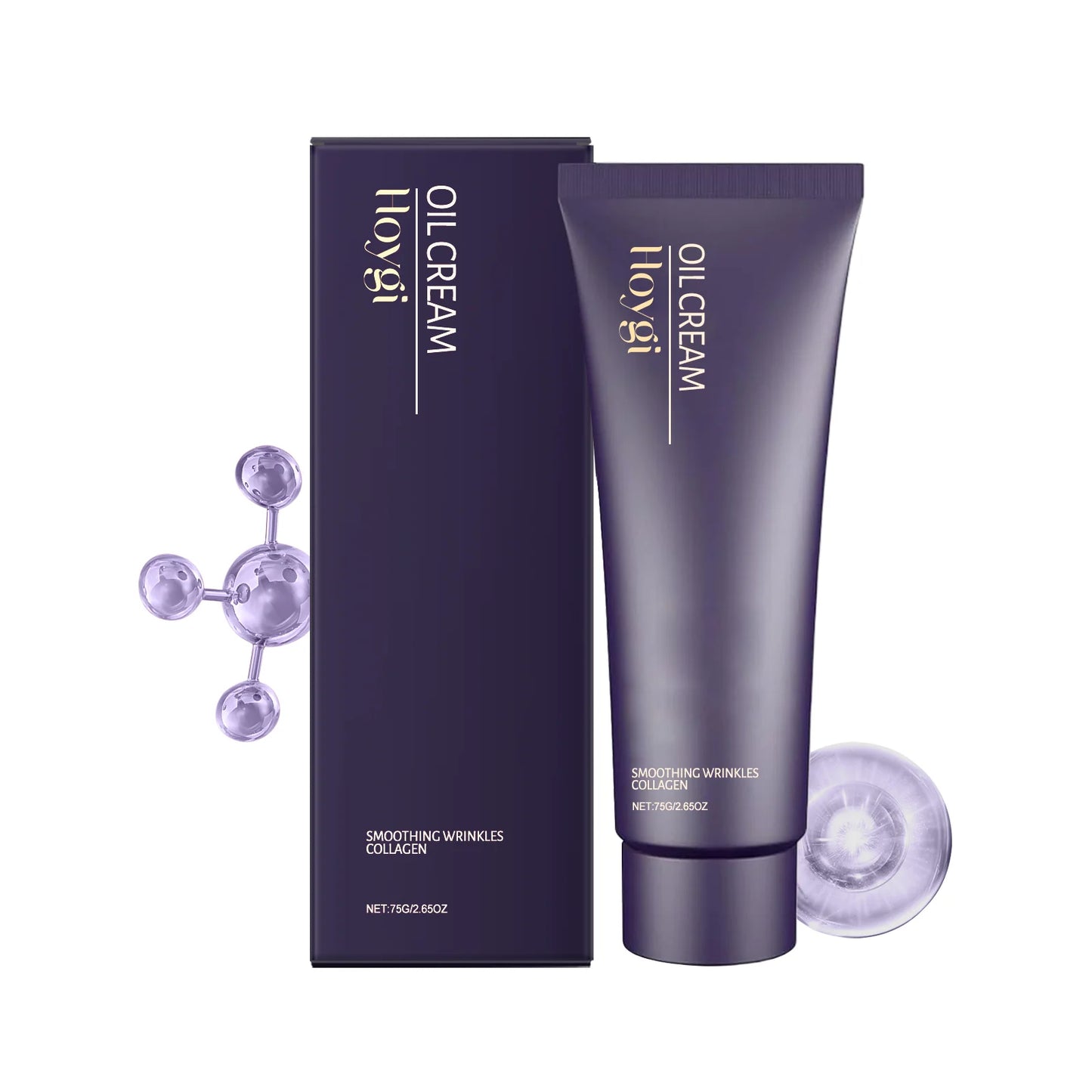 Collagen Firming Face Cream Anti Wrinkle Reduce Fine Lines Improve Sagging Skin Repair Damaged Barrier Brightening Skin Care 75g Peaceful Pleasures Health and Wellness 75g boxed