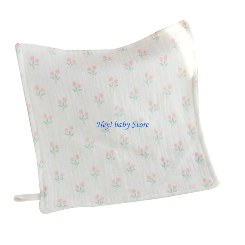 4-Layer Baby Square Towel | Burp Cloth, Bib & Face Towel