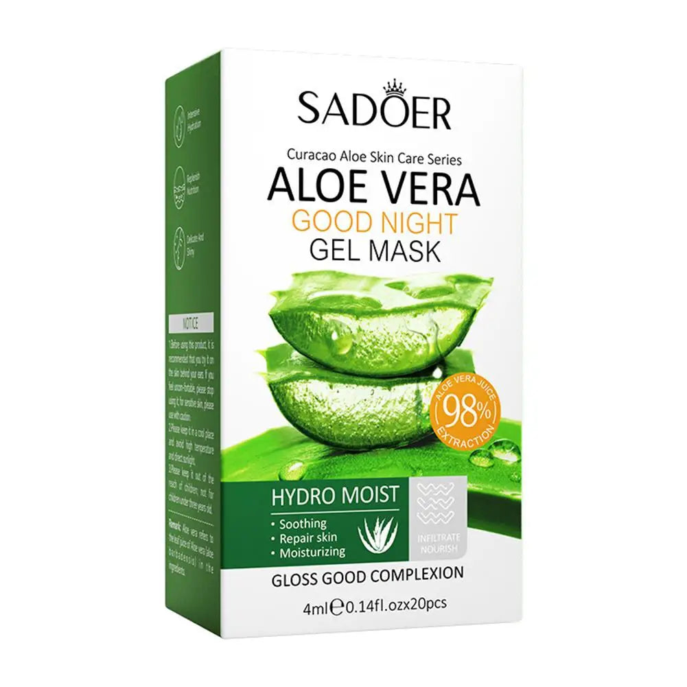 Aloe Vera & Ceramide Sleeping Mask 20-Pack – Overnight Moisture