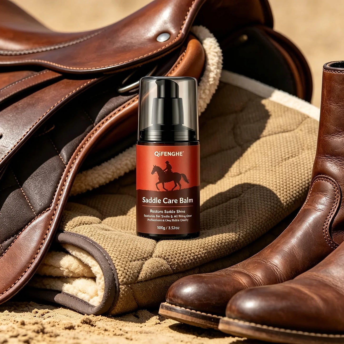 Leather Saddle Care Balm – Softens, Polishes & Revives Tack