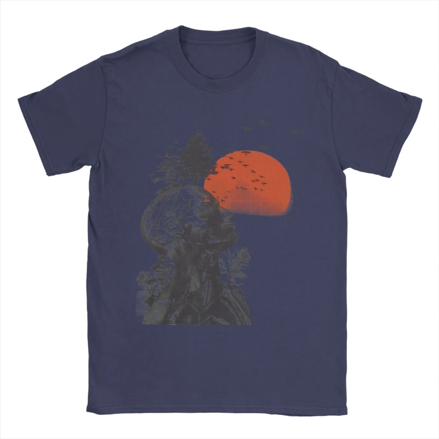 Men's T-Shirt Alan Hangover Awesome Pure Cotton Tee Shirt Short Sleeve T Shirts Round Collar Clothes Summer Peaceful Pleasures Health and Wellness