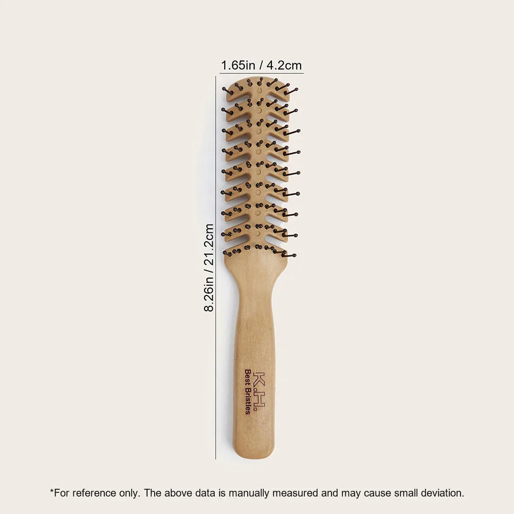 Wooden Wide-Tooth Hair Comb | Scalp Massage & Styling Brush
