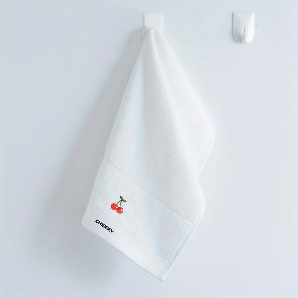 3 Random Color Fruit-Patterned Towels, Pure Cotton Children's Towels, Cartoon Fruit Baby Towels, Small Square Towels, Essential Home Items, Skin-Friendly and Non-Irritating Children's Towels Peaceful Pleasures Health and Wellness
