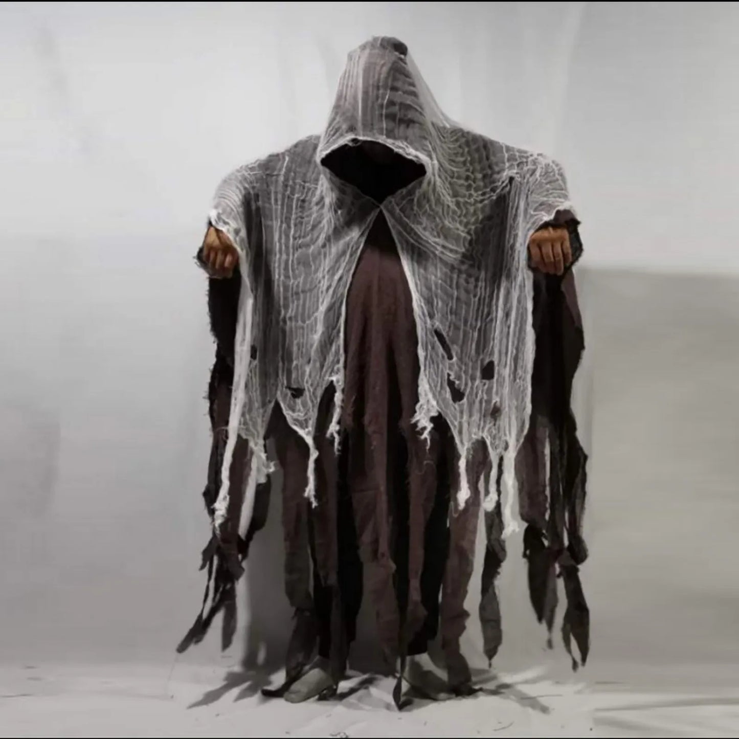Halloween Gothic Hooded Cloak Costume | Unisex Cape & Dress Set