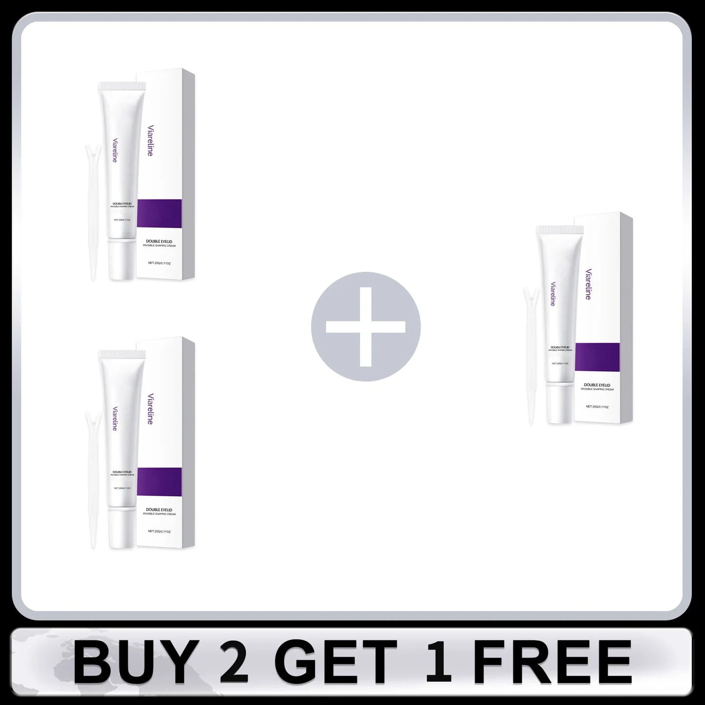 Viareline Double Eyelid Shaping Cream – Natural Look 20g