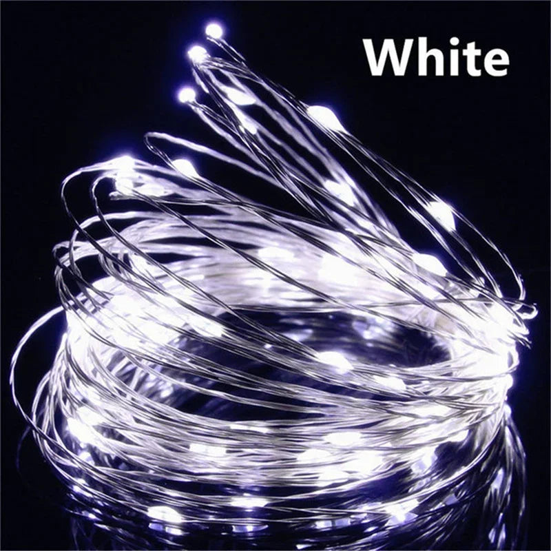 USB Copper Wire Fairy Lights 20M 200 LED String – Indoor & Out