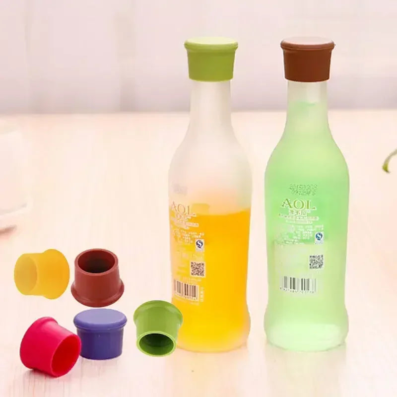 Food Home Flexible Bar Glass Stoper Grade Cocktail 5Pcs Accessories Cork Bottle Seal Drinkware Barware Durable Beer Kitchen Peaceful Pleasures Health and Wellness