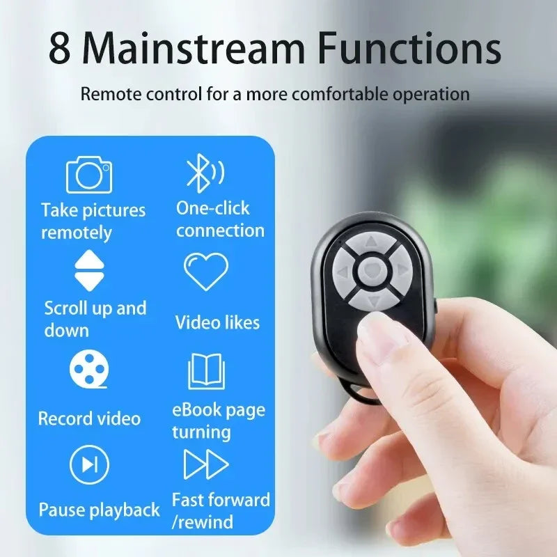 Bluetooth Remote for iPhone & Android | Selfie, Scroll & eBook Peaceful Pleasures Health and Wellness