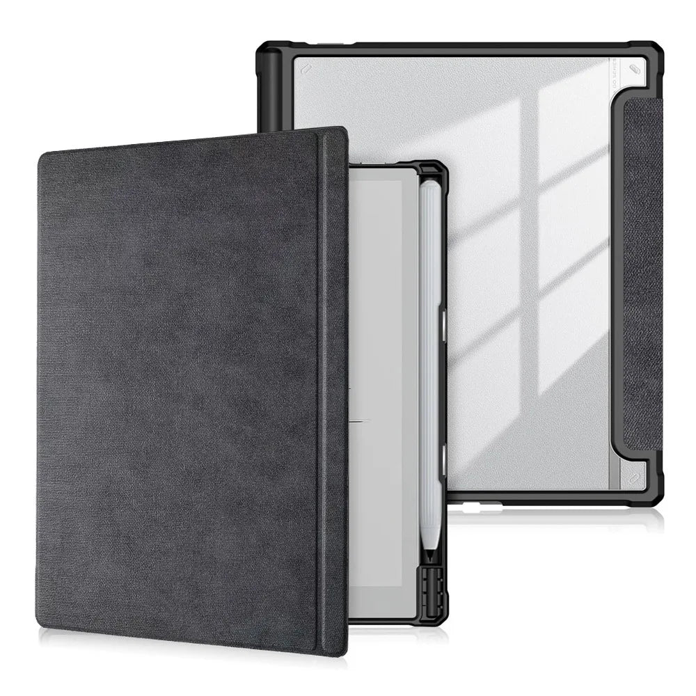 Acrylic And TPU Protective Sleeve For Onyx Boox Note X3 Pro 10.3 Tablet Case Anti-Scratch Dust-Proof Shockproof Magnetic Case Peaceful Pleasures Health and Wellness black