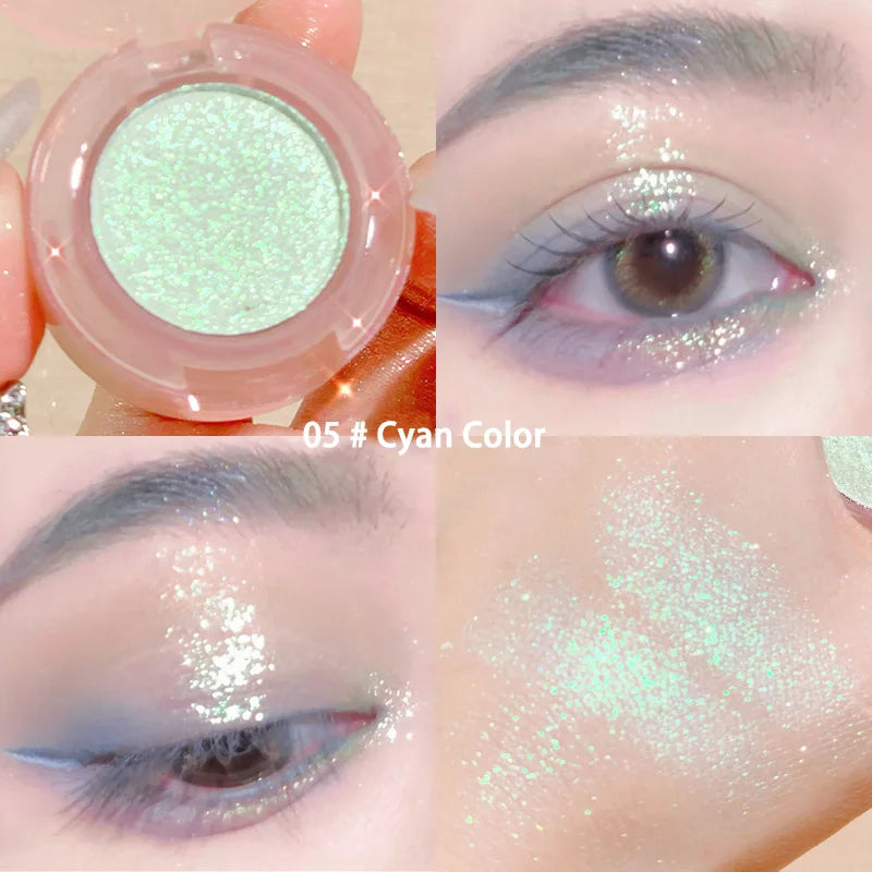 Glitter Eyeshadow Palette | Pearlescent Diamond Shimmer