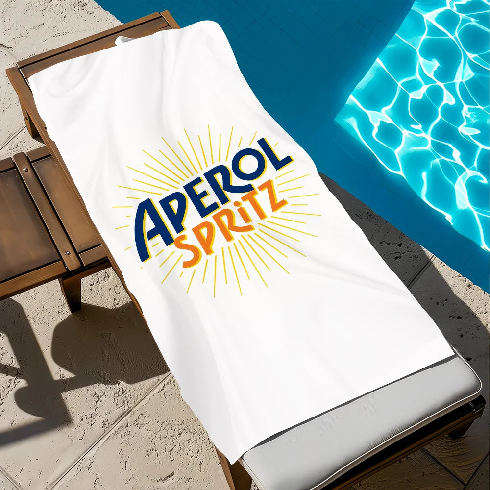 Orange Quick-Dry Beach Towel | Soft Pool & Travel Towel