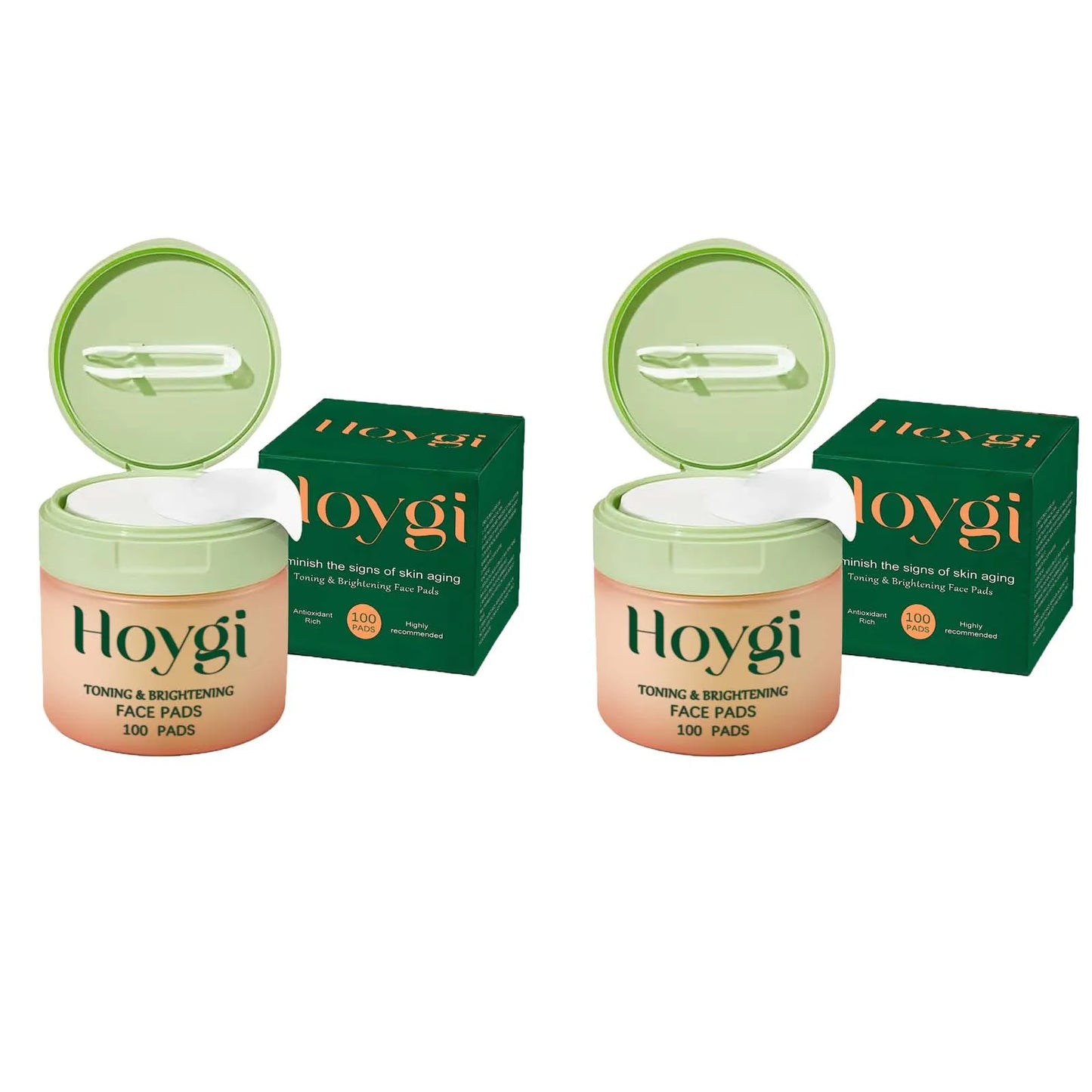 Centella Asiatica Cotton Pads – Hydrating & Acne Care 100pc
