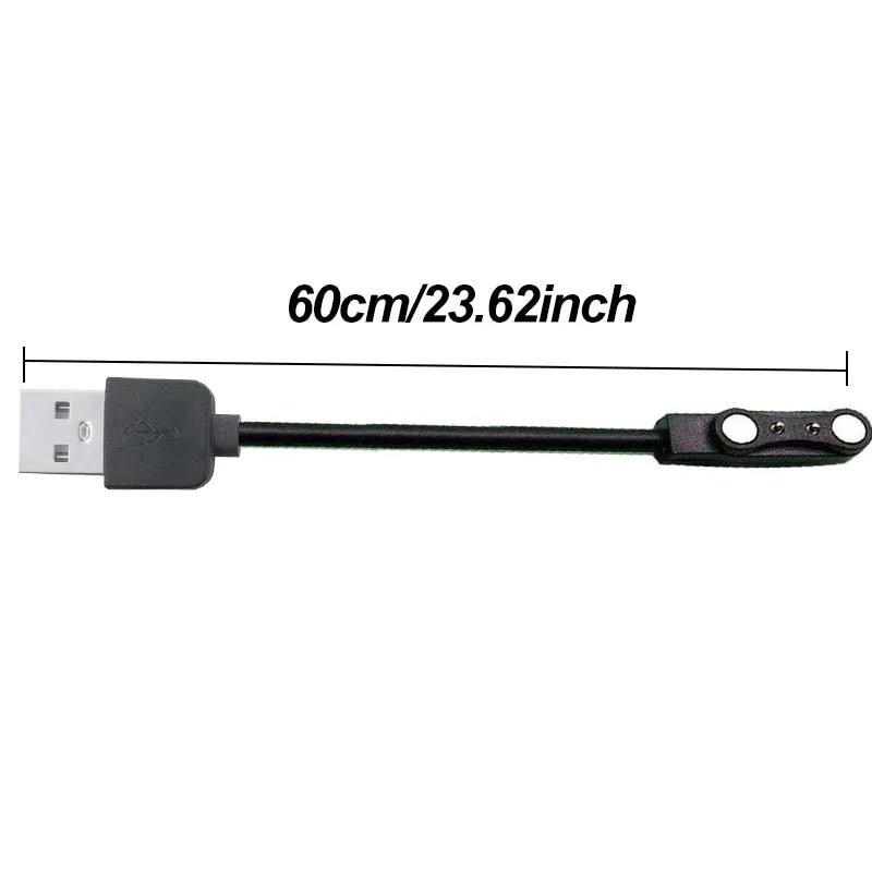 Magnetic USB Charger Cable for Haylou RS4 Plus Smartwatch Peaceful Pleasures Health and Wellness
