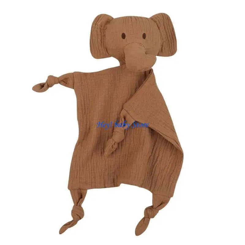 Cartoon Elephant Baby Soothing Towel | Teething Bib & Burp Cloth