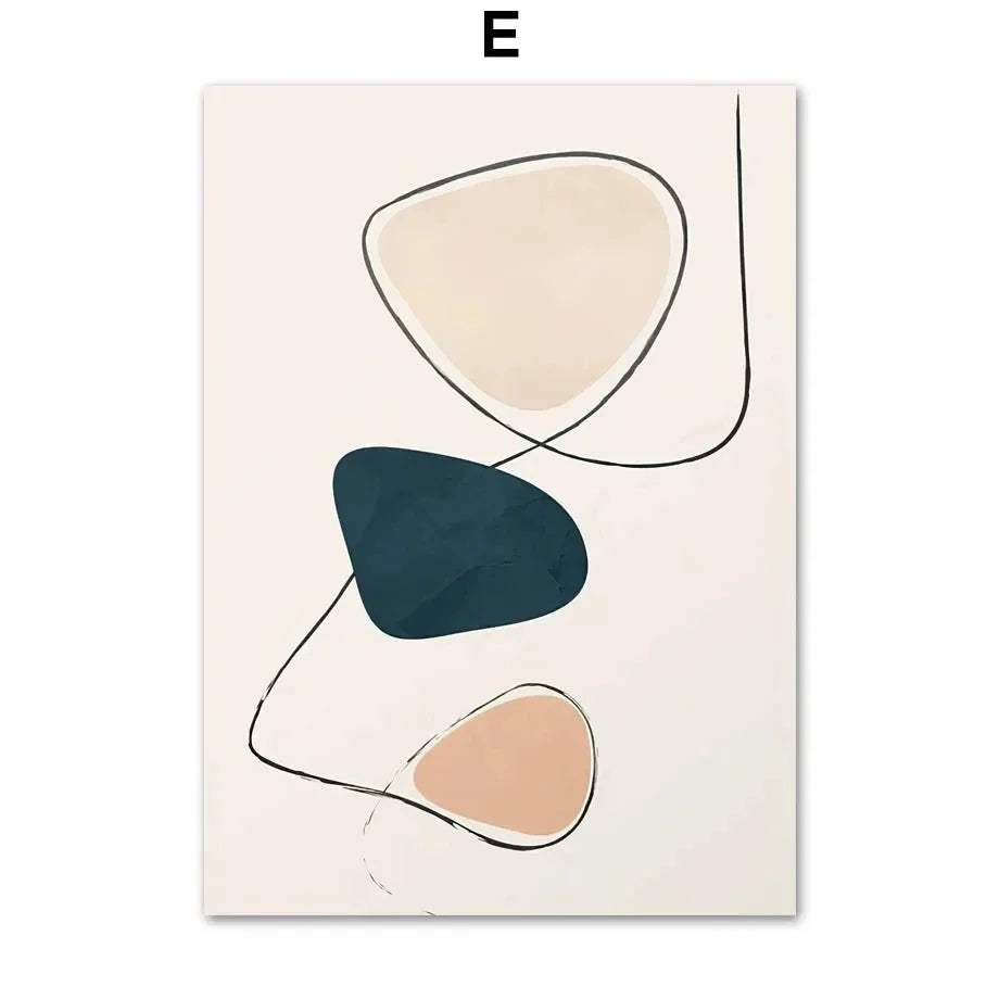 Boho Natural Leaf Flower Vase Abstract Posters Prints Canvas Painting Morandi Nordic Wall Art Pictures Living Room Home Decor Peaceful Pleasures Health and Wellness E 30x40cm Unframed