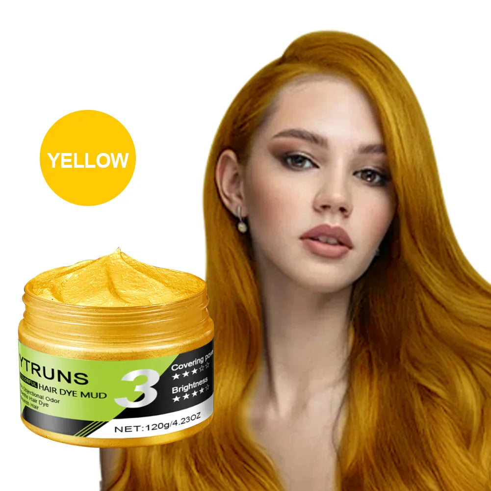 Y2K Temporary Hair Dye Wax – DIY Wash-Out Color Cream 120ml