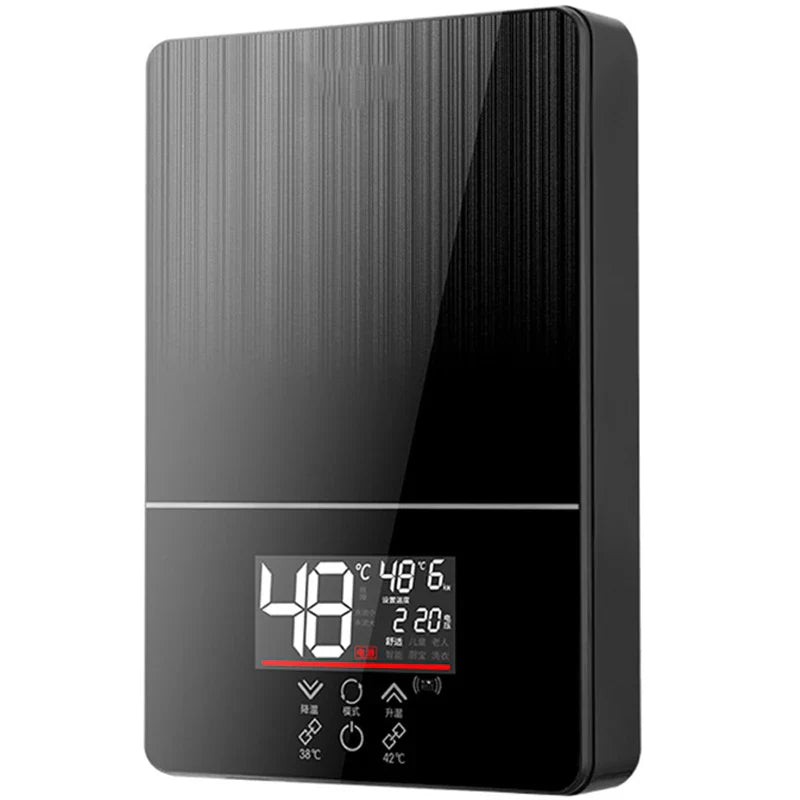 6000W Tankless Electric Water Heater | Smart Touch & Remote