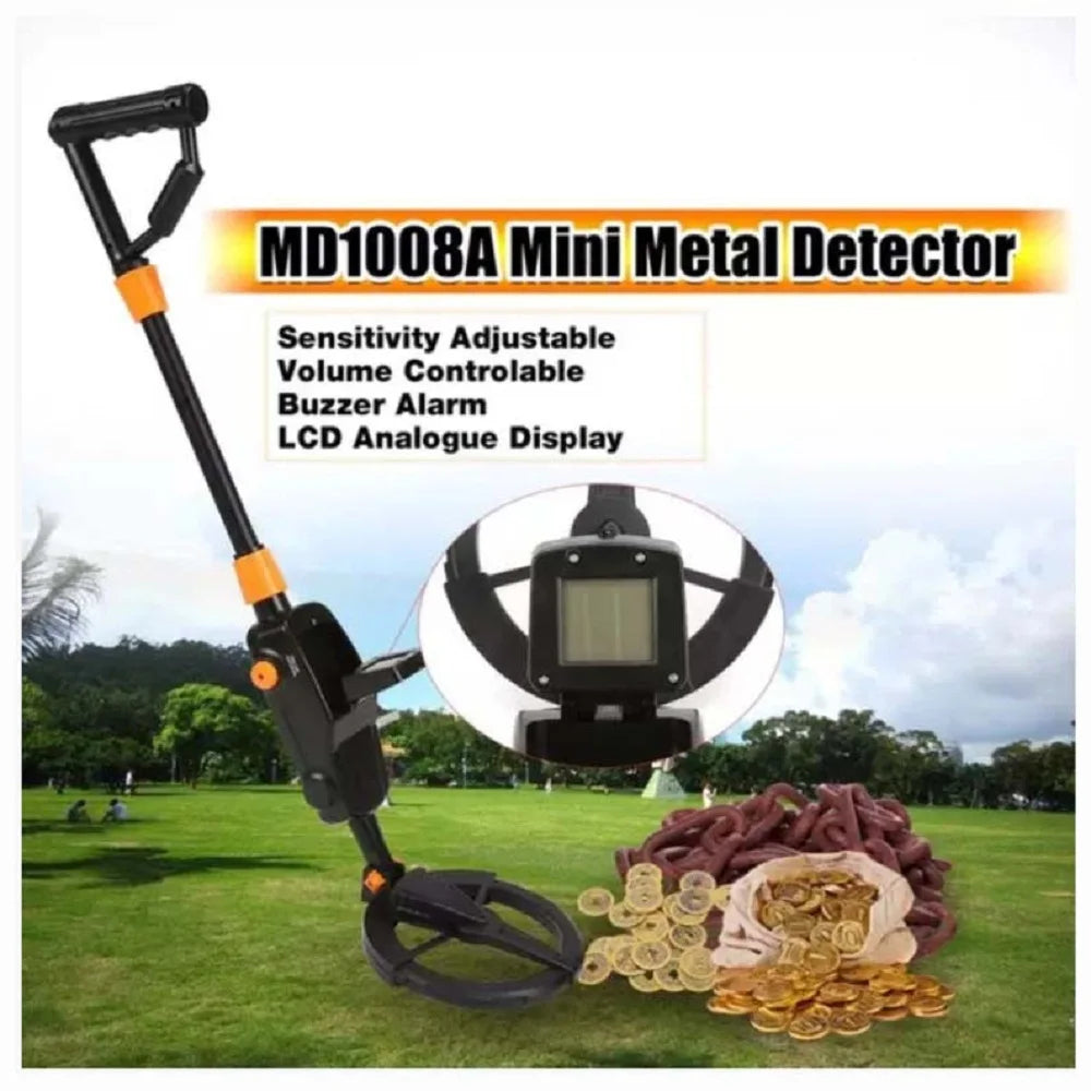 7.4 Inch Waterproof Kid Metal Detectors Gold Detector Lightweight Search Coil (24"-35") Adjustable Metal Detector for Junior Peaceful Pleasures Health and Wellness