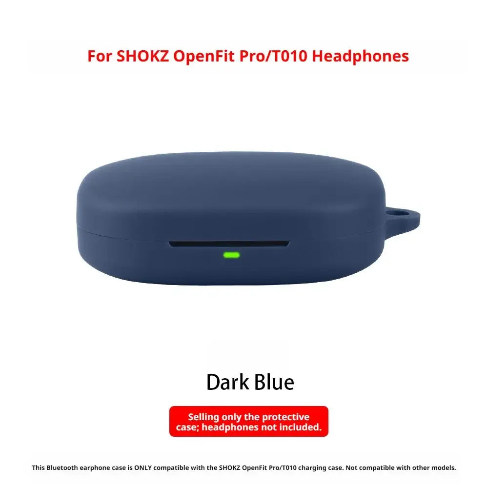 Silicone Protective Case for SHOKZ OpenFit Pro T010 Wireless Headphone Protector Case Cover Shell Housing Anti-dust Sleeve Peaceful Pleasures Health and Wellness 03
